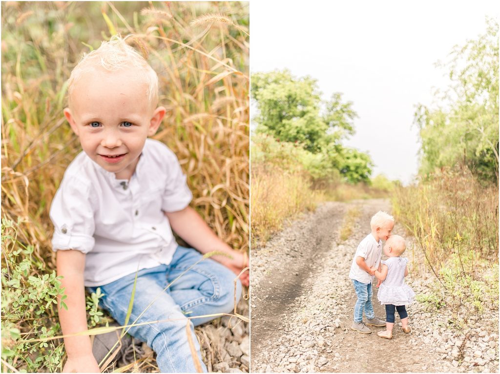 Norfolk County trail family session kids