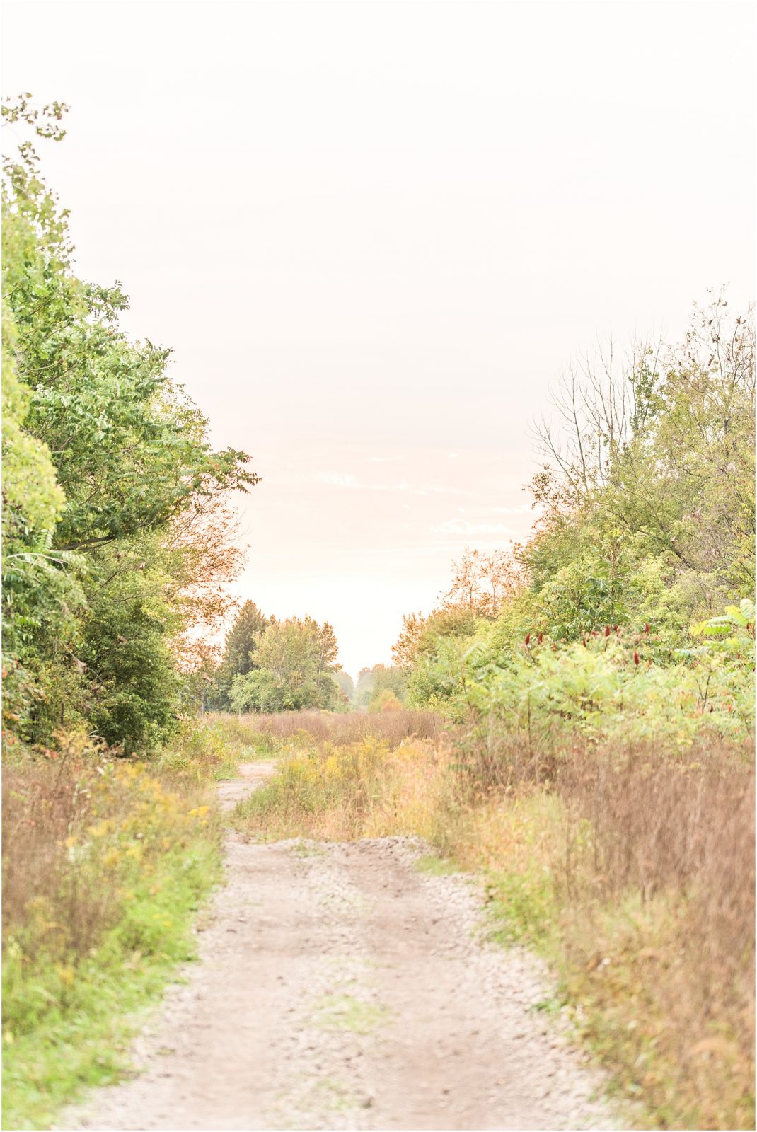 Norfolk County trail family session sky