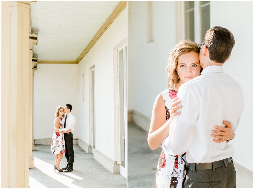 hamilton dundurn castle engagement couple hugging