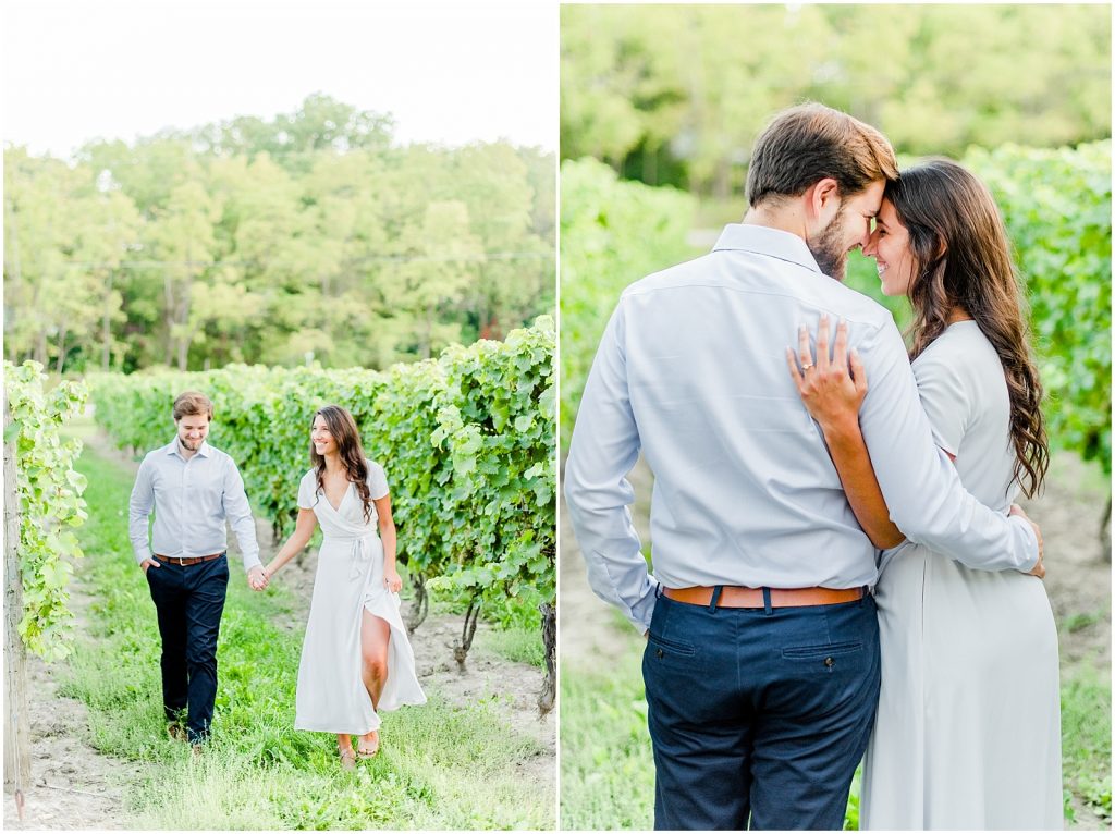 henry of pelham vineyard winery engagement session