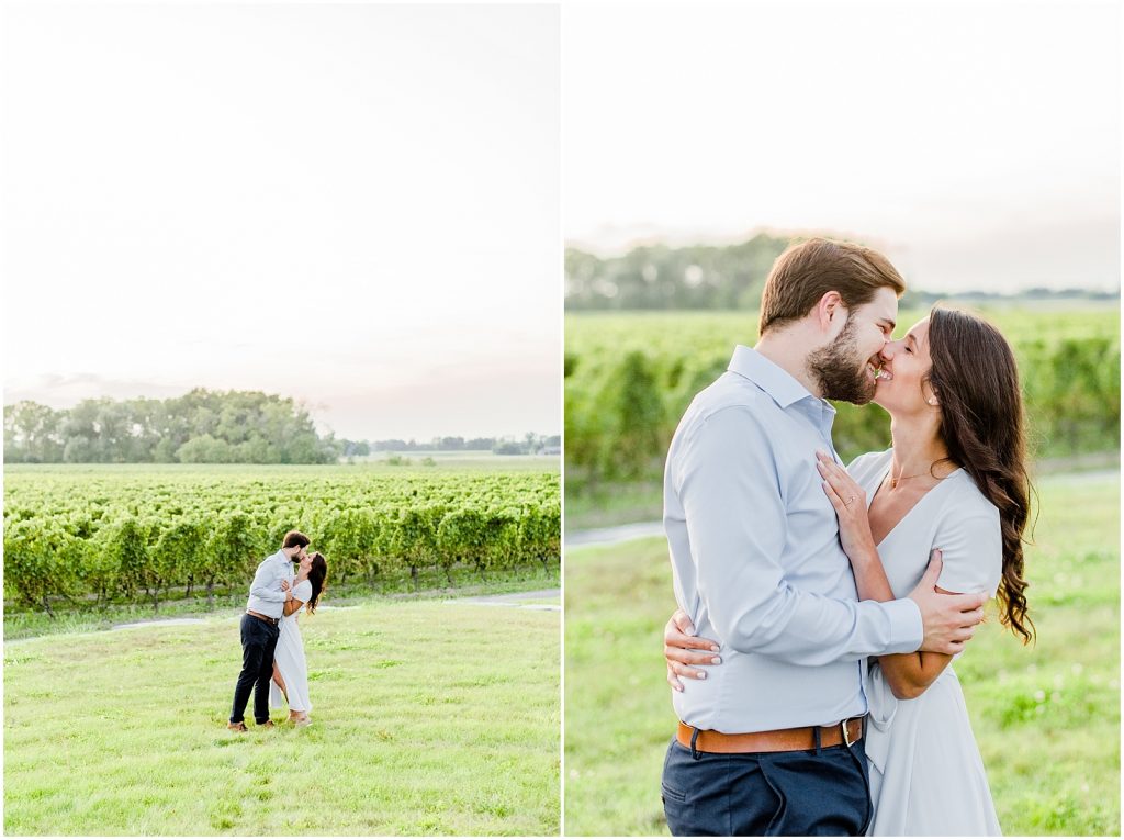 henry of pelham vineyard winery engagement session