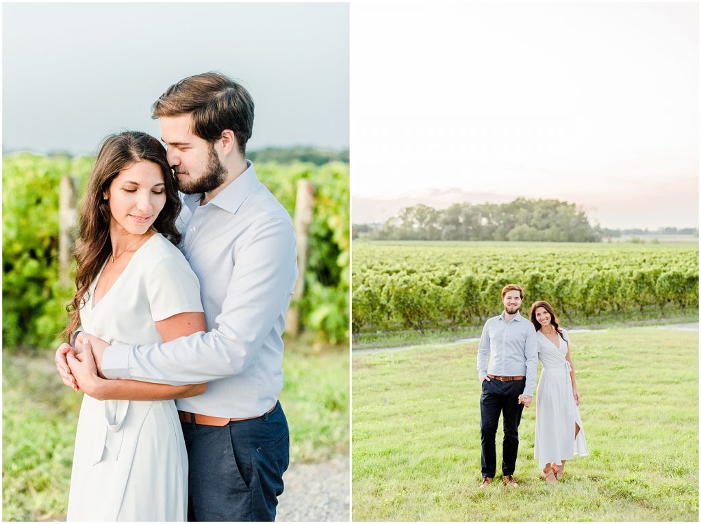 henry of pelham vineyard winery engagement session