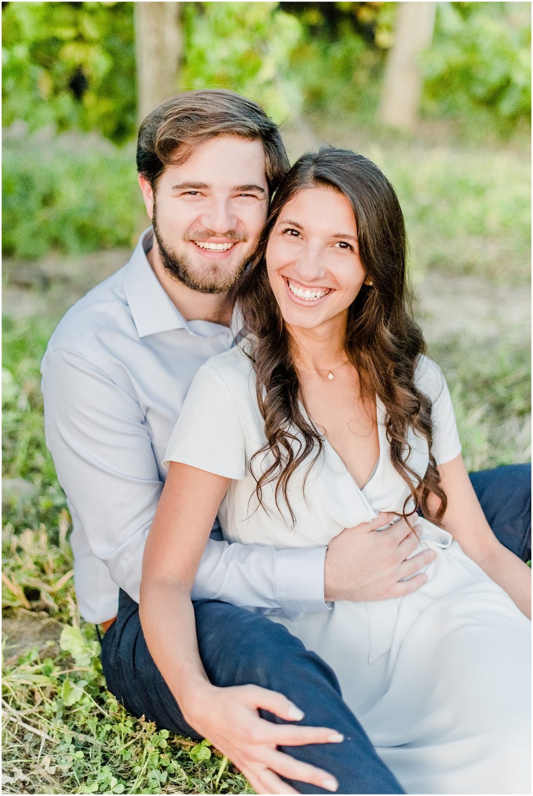 henry of pelham vineyard winery engagement session