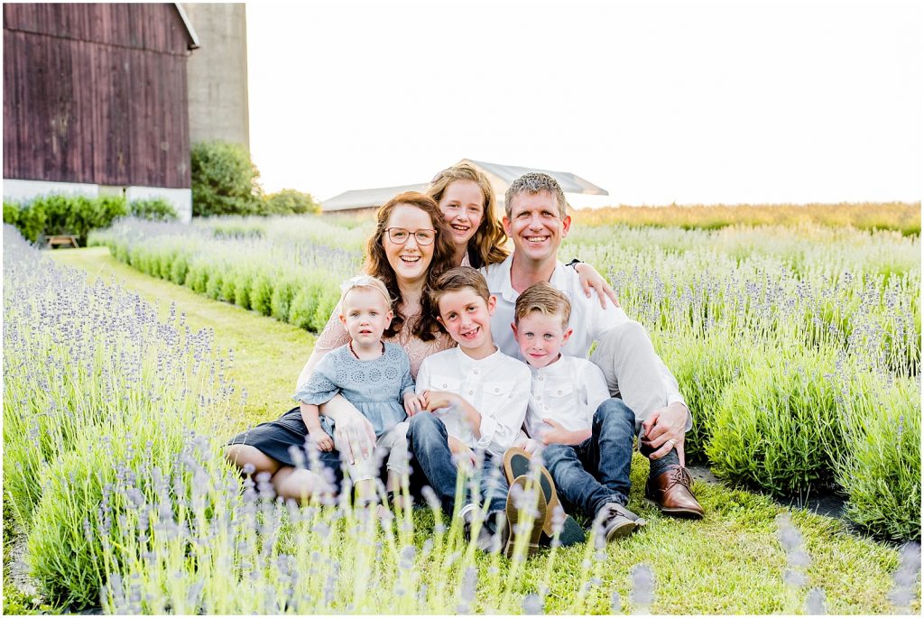 Delhi Lavender Farm Family Session