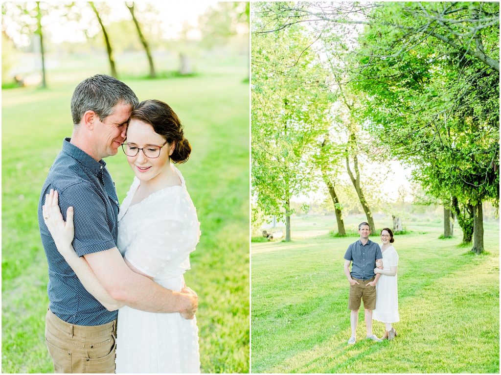 Delhi Countryside Couple Session Hugging in the Trees