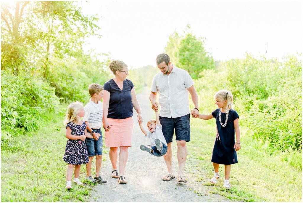 waterford trails family session walking