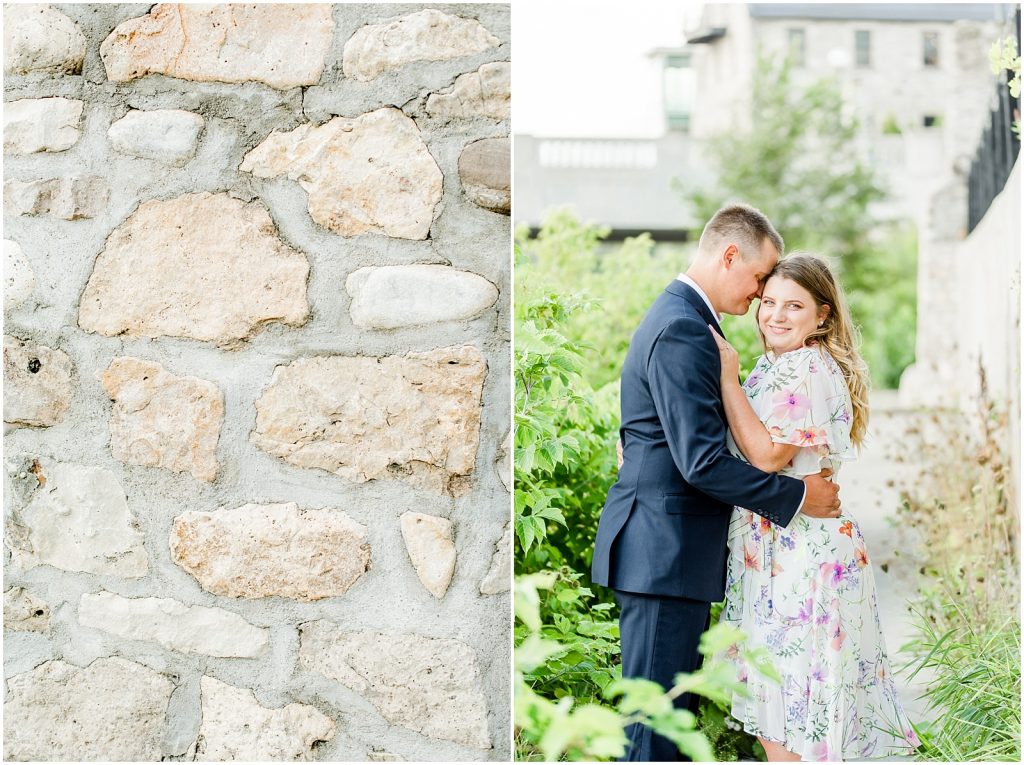 Cambridge Mill Race Park Engagement Session Toronto Wedding Photographer Couple Hugging