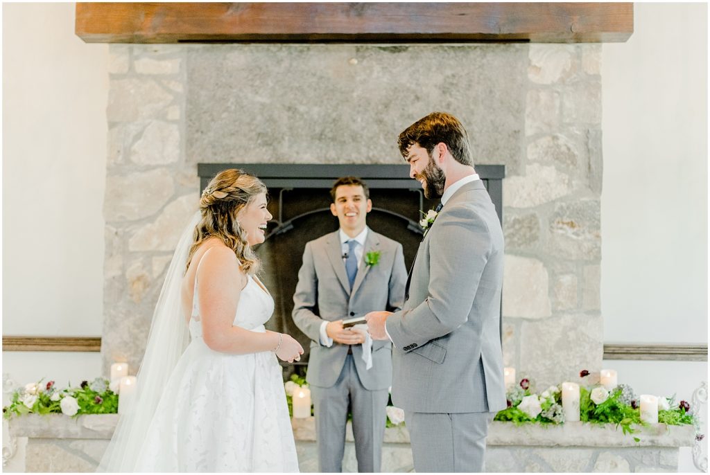 A Sunny Autumn Ancaster Mill Wedding Bride & Groom