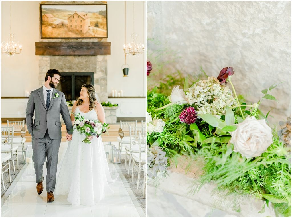 A Sunny Autumn Ancaster Mill Wedding Bride & Groom