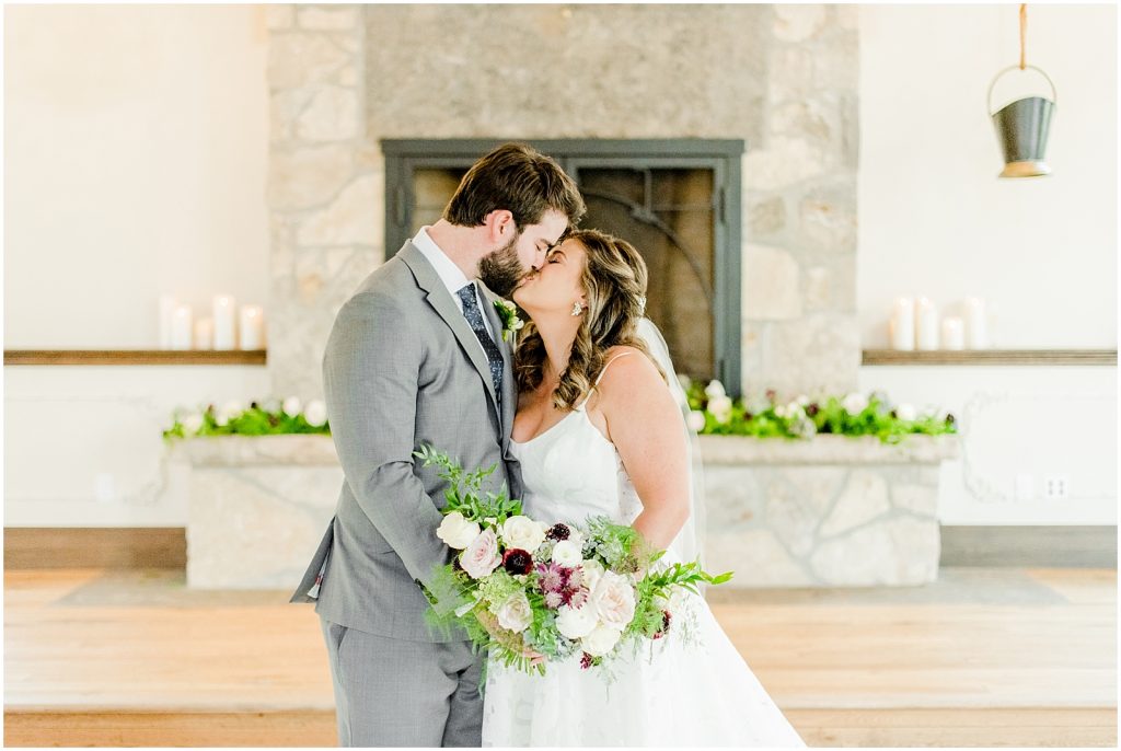 A Sunny Autumn Ancaster Mill Wedding Bride & Groom