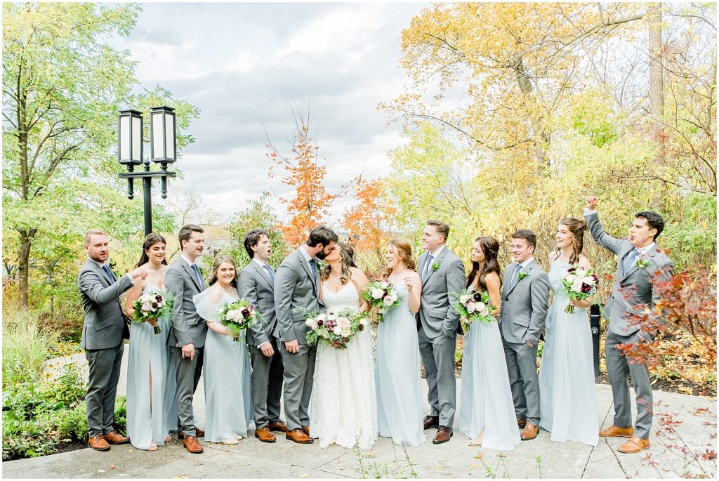 A Sunny Autumn Ancaster Mill Wedding Wedding Party