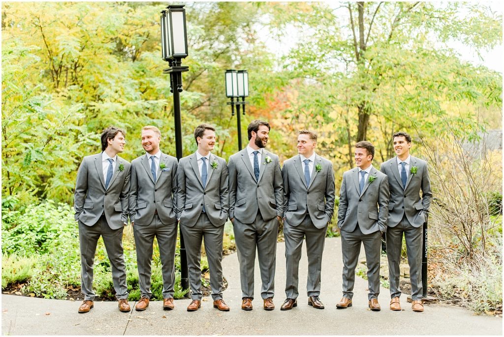 A Sunny Autumn Ancaster Mill Wedding Wedding Party