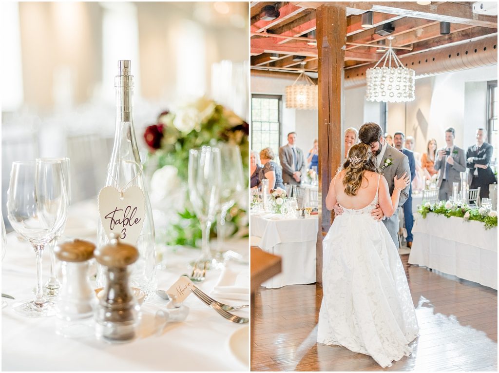 A Sunny Autumn Ancaster Mill Wedding Bride & Groom