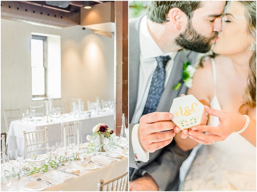 A Sunny Autumn Ancaster Mill Wedding Bride & Groom