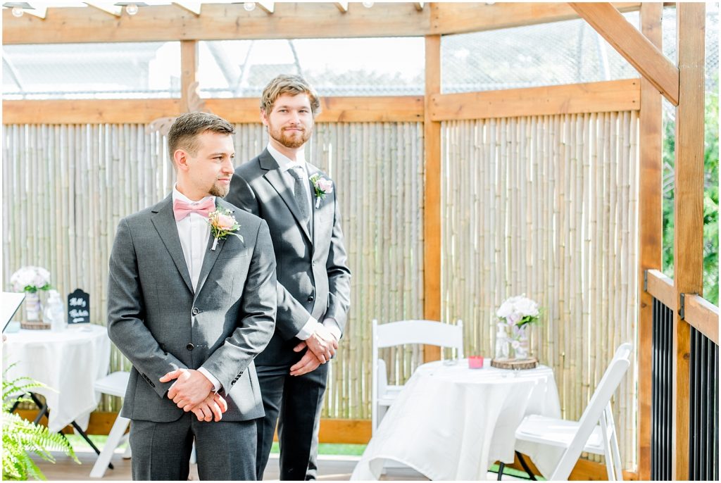 Handsome Groom Waiting for Bride