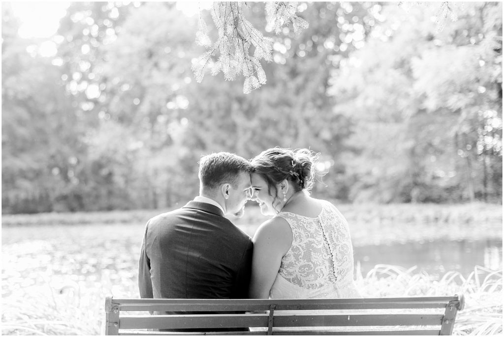 Happy Couple Just Married Dorchester Backyard Wedding