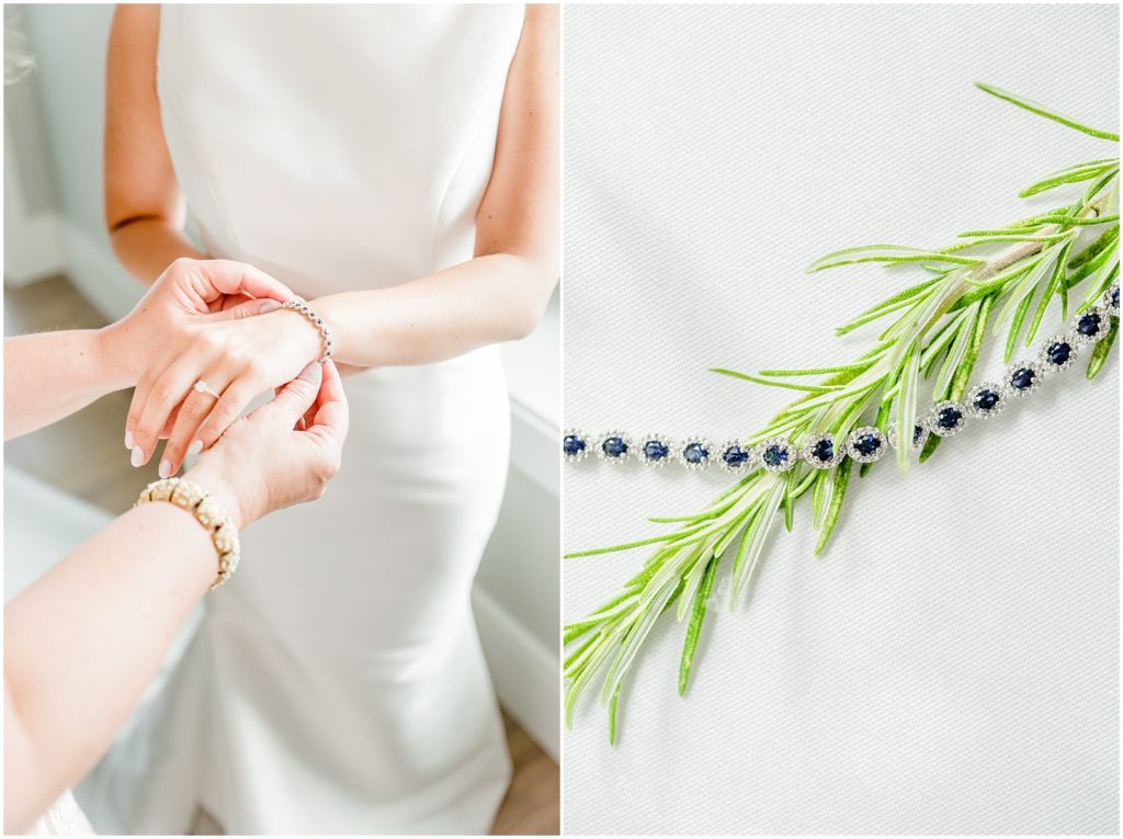 Burnaby Vancouver Wedding Bride's bracelet