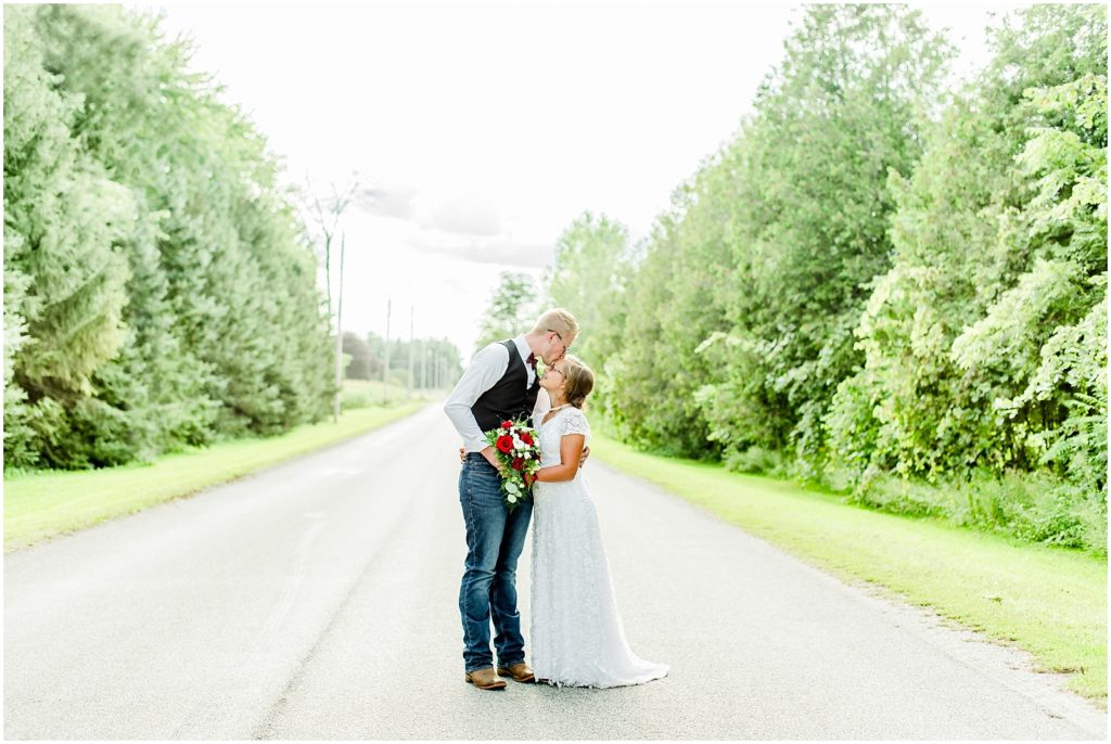 Harley Brant County horse farm wedding husband and wife bride and groom portraits