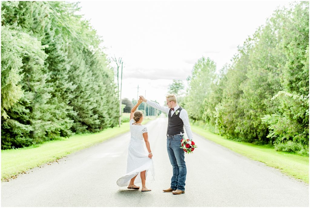 Harley Brant County horse farm wedding husband and wife bride and groom portraits