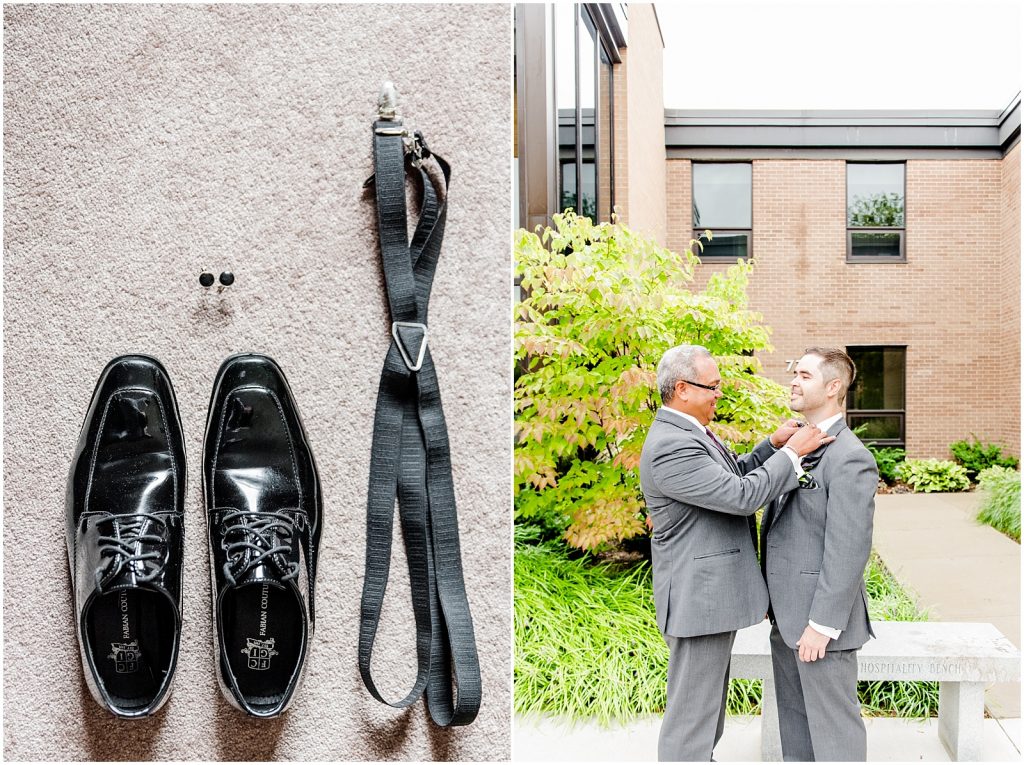firerock golf course wedding groom details and getting ready