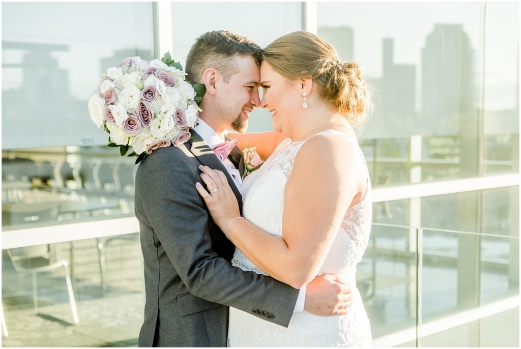 Goodwill Industries Wedding Bride and Groom city portraits