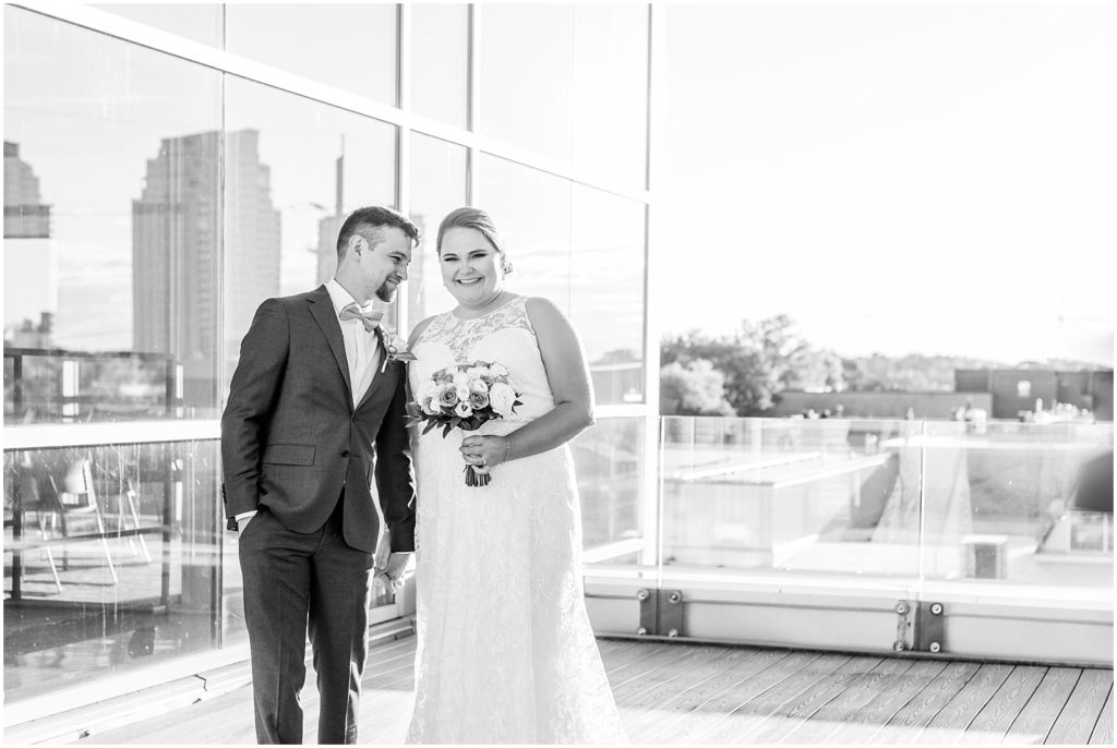 Goodwill Industries Wedding Bride and Groom city portraits