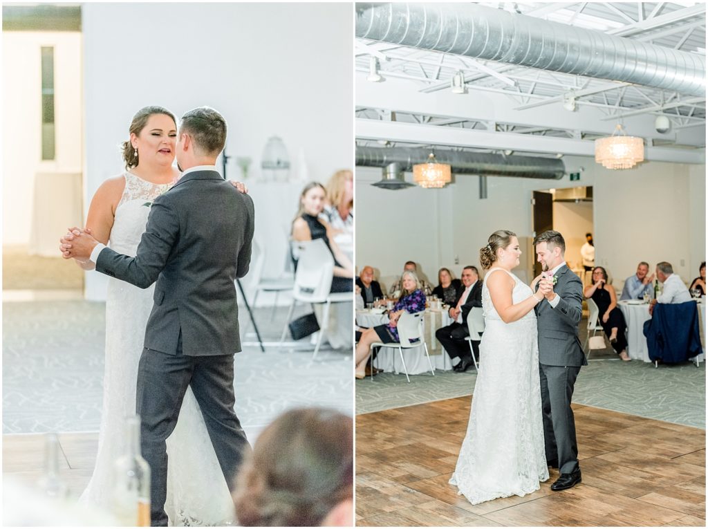 Goodwill Industries Wedding reception bride and groom first dance