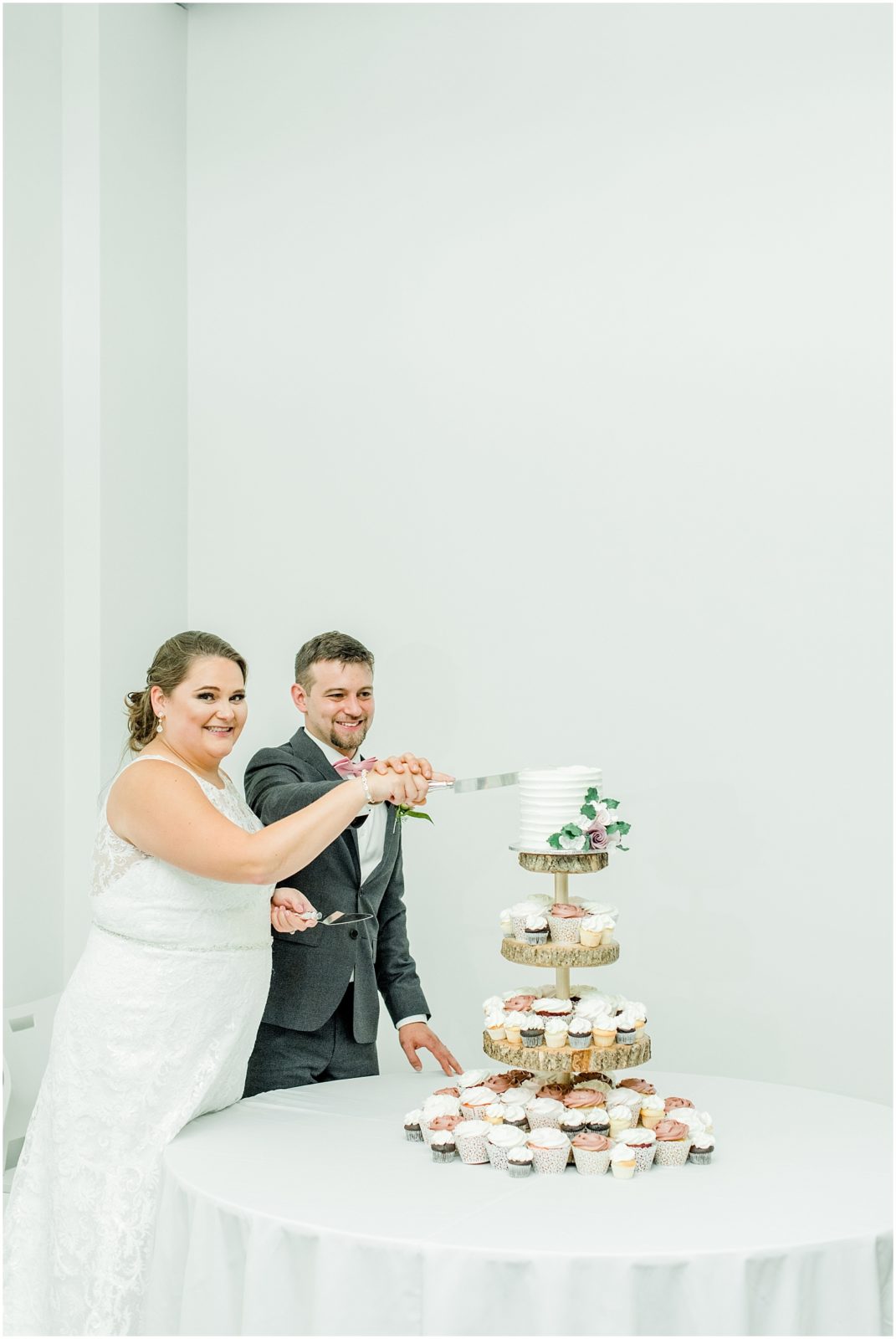 Goodwill Industries Wedding cake cutting